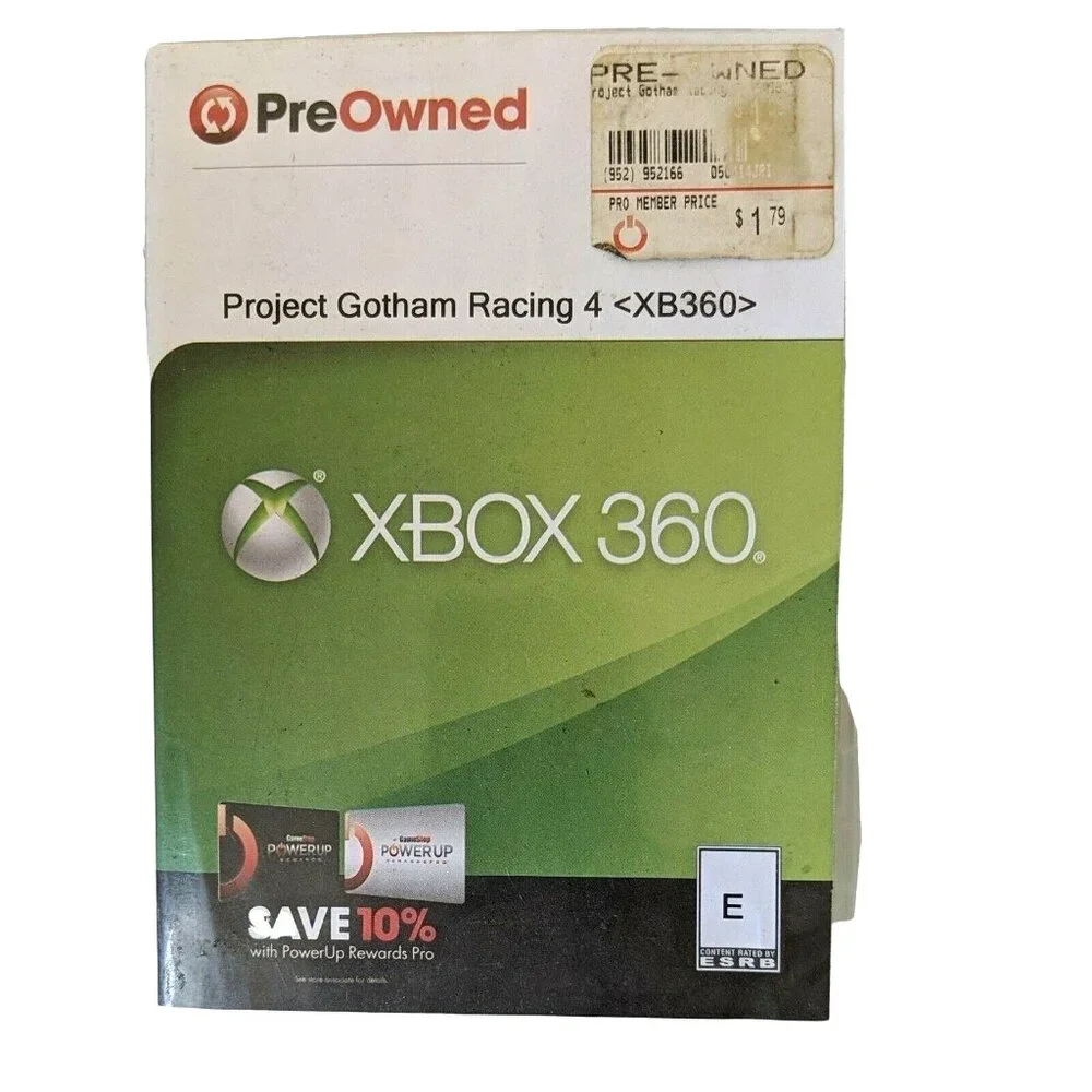 Project Gotham Racing 4 Xbox 360 Preowned Game Disc & Case